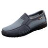 Individuell anpassbare Sommer-Mesh-Slip-On-Freizeitschuhe in Übergröße für Herren, atmungsaktiv