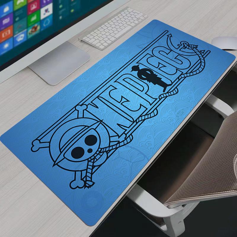 

leather Mouse Pad Computer Laptop Keyboard Mouse Mat Japan Game Anime One Piece Mousepad Keyboards Gamers Decoracion Desk Mat 30x60x0.2cm