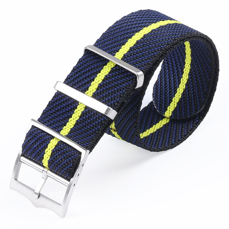 High Density Canvas Nylon Watchband for Rolex 20mm 22mm Replacement Bracelet for Seiko Universal Belt Wristband Watch Accessory