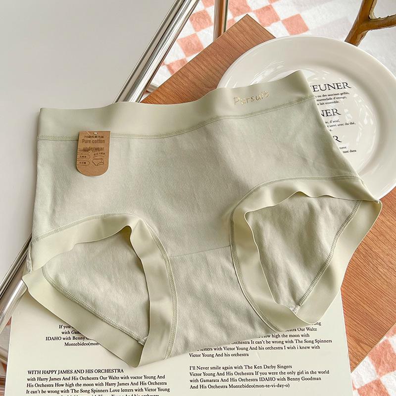 

«60 шт. 7A антибактериальное женское нижнее белье из чистого хлопка со средней посадкой» M [80-100 lbs]