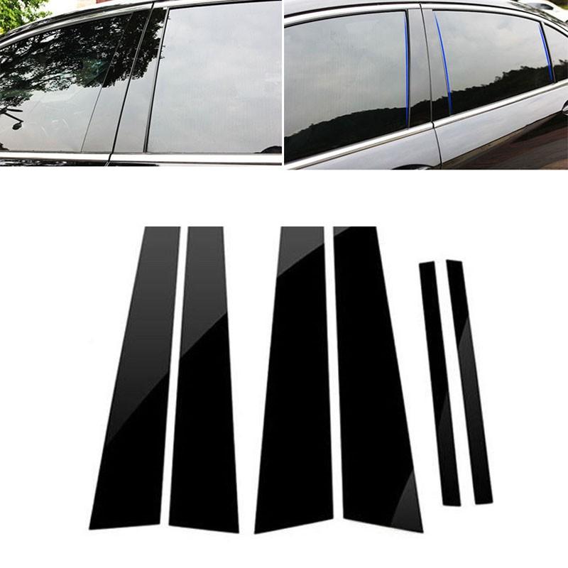 💰Kjøp 6*black Pillar Posts For Honda Accord 20082013 Set Door Casement