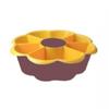 Double-layer Rotating Hot Pot Vegetable Basket 7/9-grid Vegetable Basket