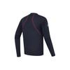 FILA Golf Series Letter Print Golf Elite Long Sleeve Knit Top Men tops Deep-Black A11M345401F-BK