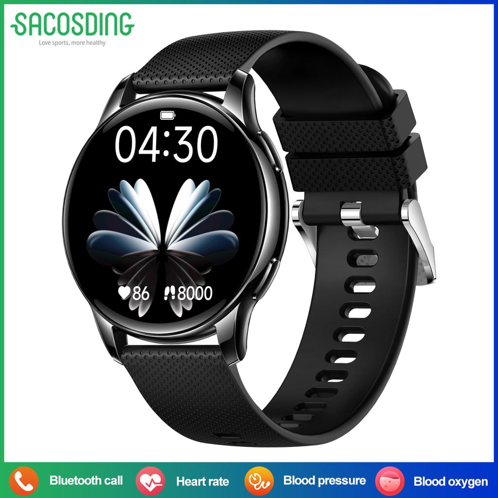 SACOSDING Smart Watches for Women(Answer/Make Call), Fitness Watch with Heart Rate/Sleep/Spo2 Monitor, Smartwatch for Android/iPhone