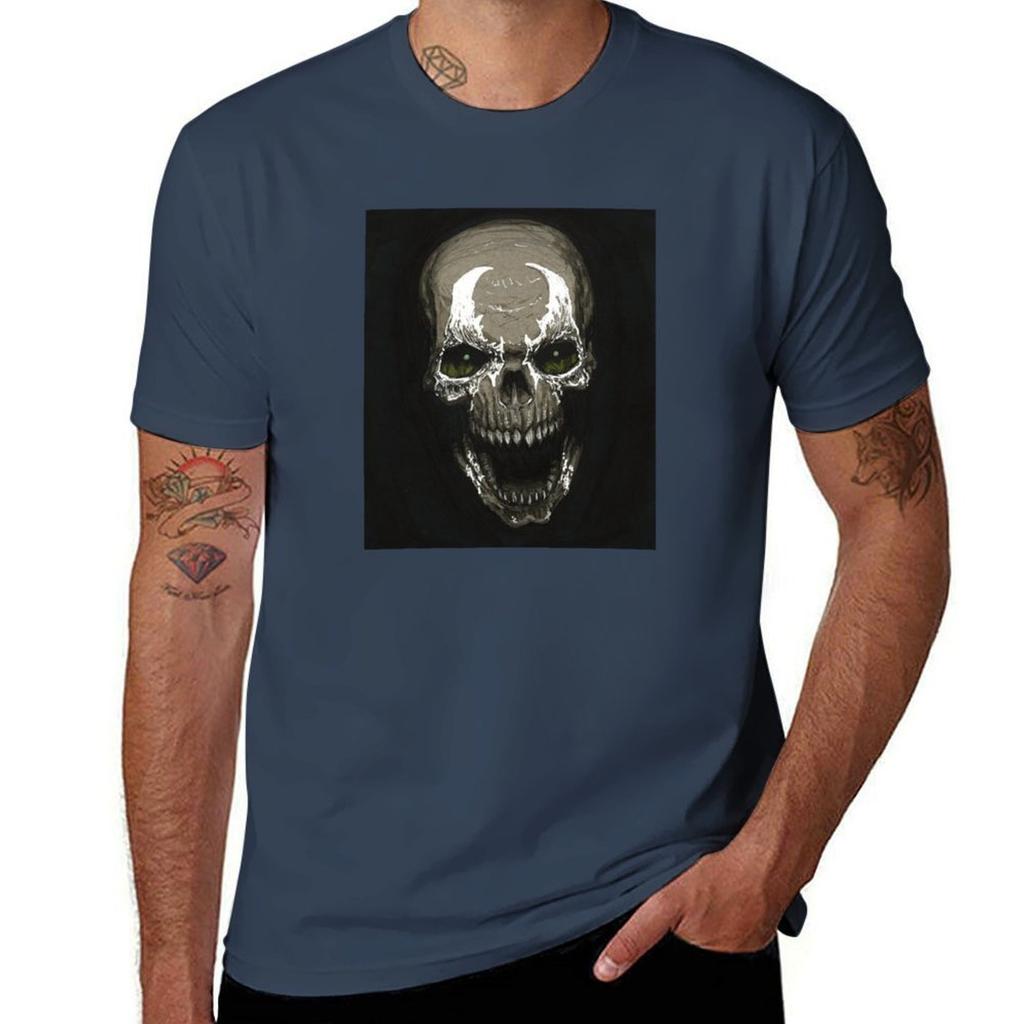 Spawn Skull TShirt Labor Work Casual TShirt