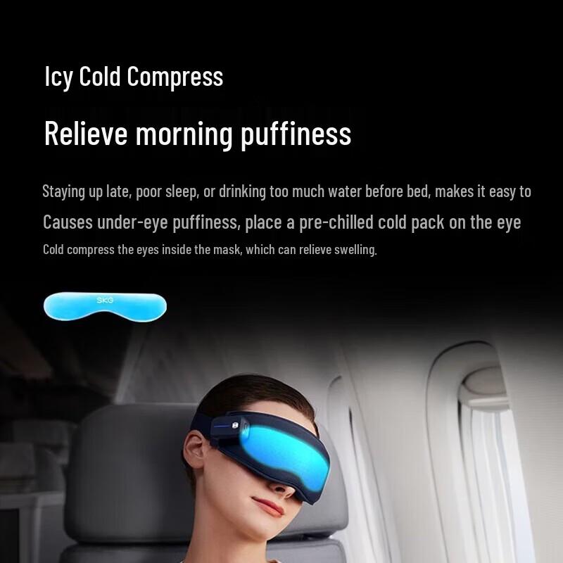 SKG W3 Eye Massager with Warm Compress CN plug (adapter included)