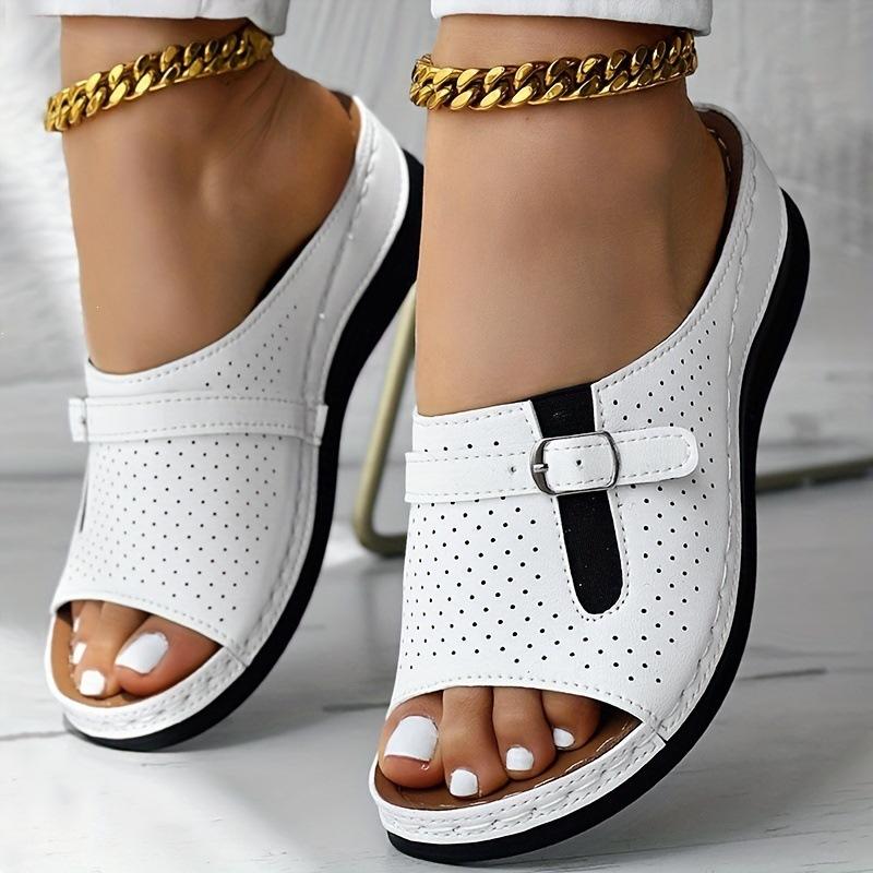 Anti-slip Thick-soled Sandals, New Style, Large Size, Women's Lightweight Shoes