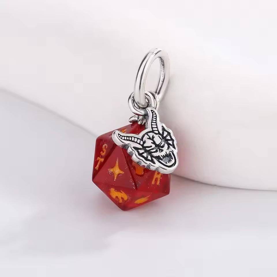 Neuer Disney Funkelnder Fremder Demodog Demogorgon Hänge Stitch Charm Perle Monster Passend für Original Armbänder DIY Schmuck Geschenke