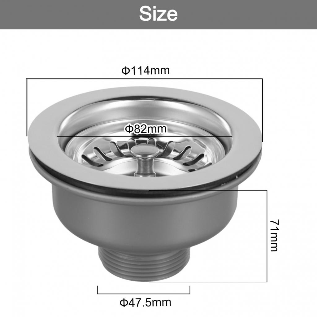 Upgrade Your Kitchen Sink with 114mm Stainless Steel Flange Easy To Install