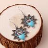 Vintage Geometric Alloy Earrings For Women With Gold Plating And Animal Design For Gift Giving