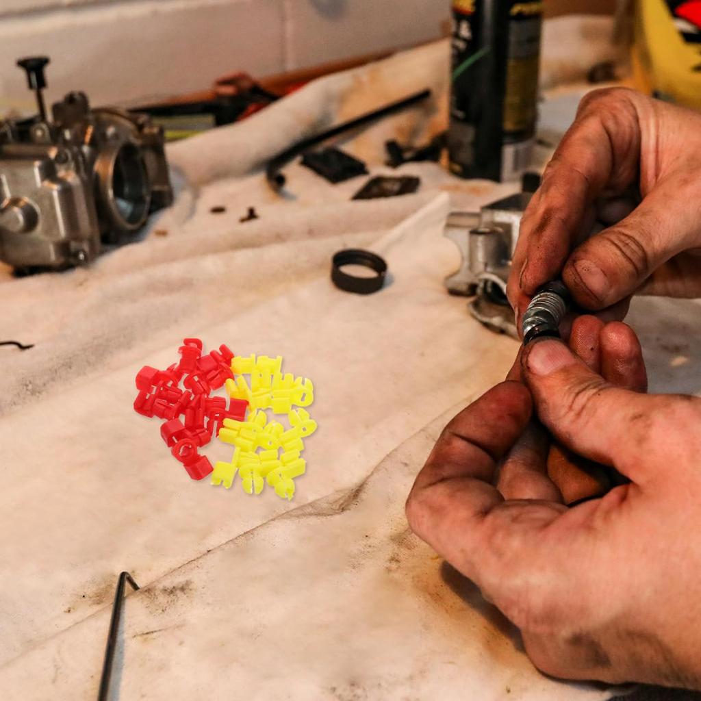 GLEAVI 20pcs Tailgate Handle Rod Clip Replacement Lock Rod Clip Car Door Lock Auto