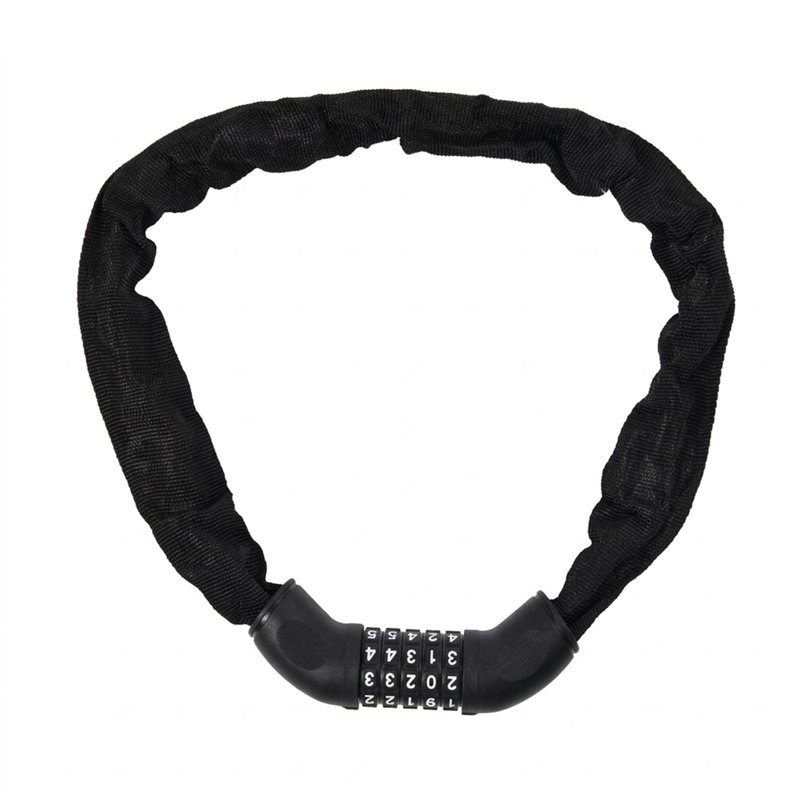 Bicycle Chain Lock 5-Digit Password Heavy Duty Alloy Anti-Theft for Bikes Outdoor Use