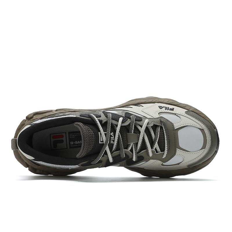 Fila Men's Fern Dark Gray Low Top Retro Chunky Sneakers F12M441119FAO