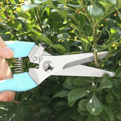 Wear-resistant Gardening Scissor Widely Use Metal Portable Multifunctional Pruning Shear Cutter for Garden