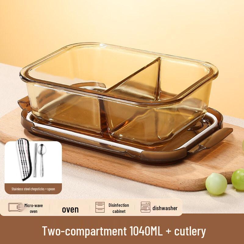 ZISIZ High Borosilicate Glass Lunch Box