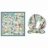 Floral Printed Headband Scarf Women Fashion 53CM Silk Twill Hijabs Neckerchief Decorative Square Shawl