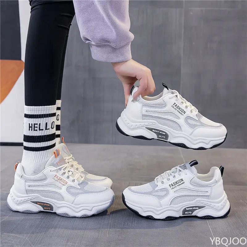 Fashion Ladies New dad Shoes Casual breathable versatile shoe Comfort soft soled running Sneakers Fashion Women's mesh shoes Zapatos