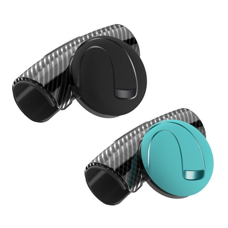 1 pomello del volante a 360 gradi, pomello girevole automatico, potenziatore dello sterzo per auto, in silicone, rinforzante per la maniglia del servosterzo.