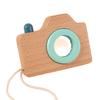 Brangdy Kids Wooden Pretend Play Kaleidoscope Camera
