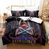 3D Print Falling in Reverse Bedding Set Single Twin Full Queen King Size Bed Set Adult Kid Bedroom Duvetcover Sets Anime Bed