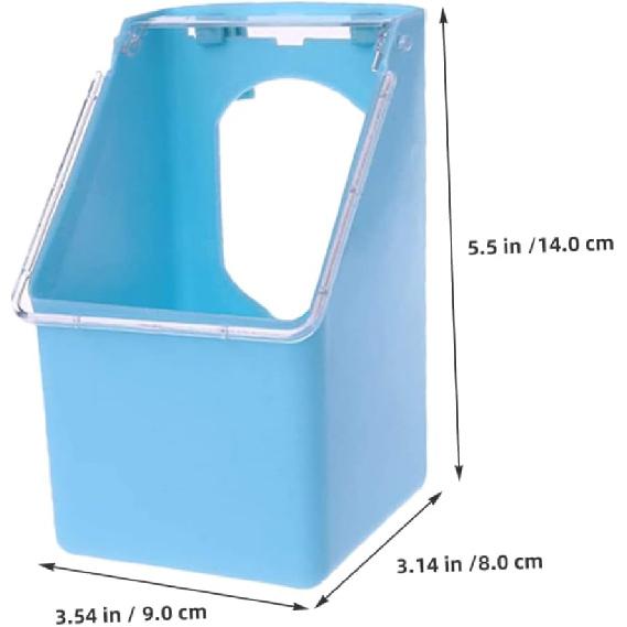 Milisten 4pcs Quail Feeder Bird Feeding Bowl for Pigeons and Pet Birds Hanging Design Washable and Reusable for Bird Cage Supplies and Food