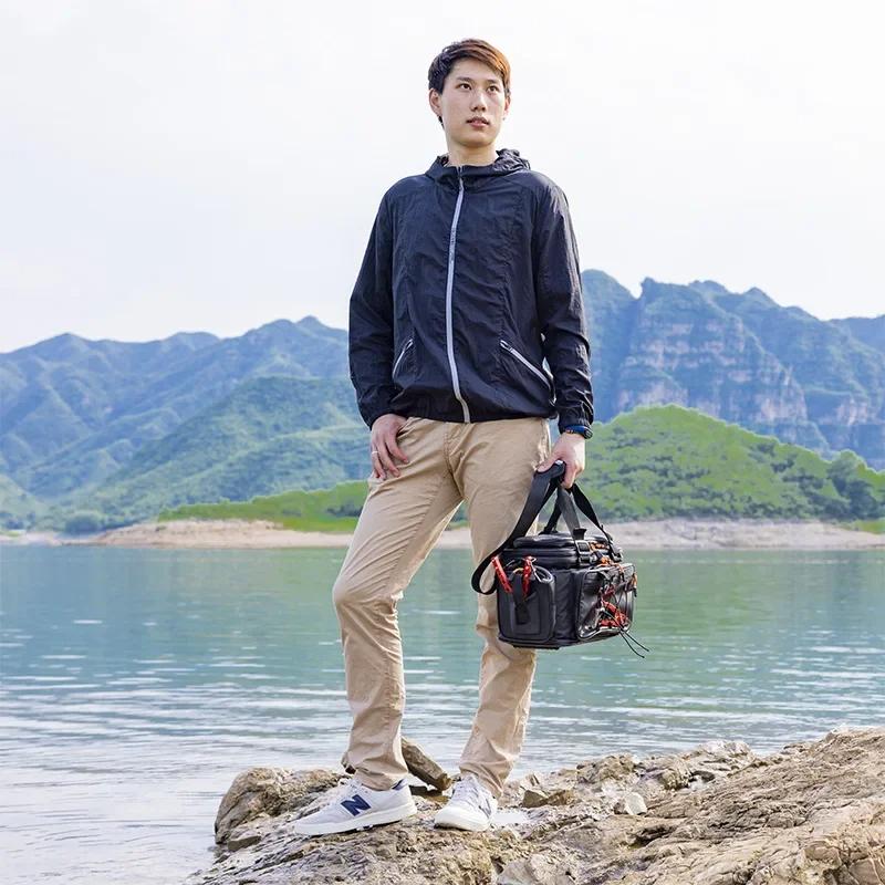 New Multifunctional Portable Shoulder Bag, Handbag, Fishing Tool Kit, Outdoor Camping Waterproof Fishing Gear Accessory Kit