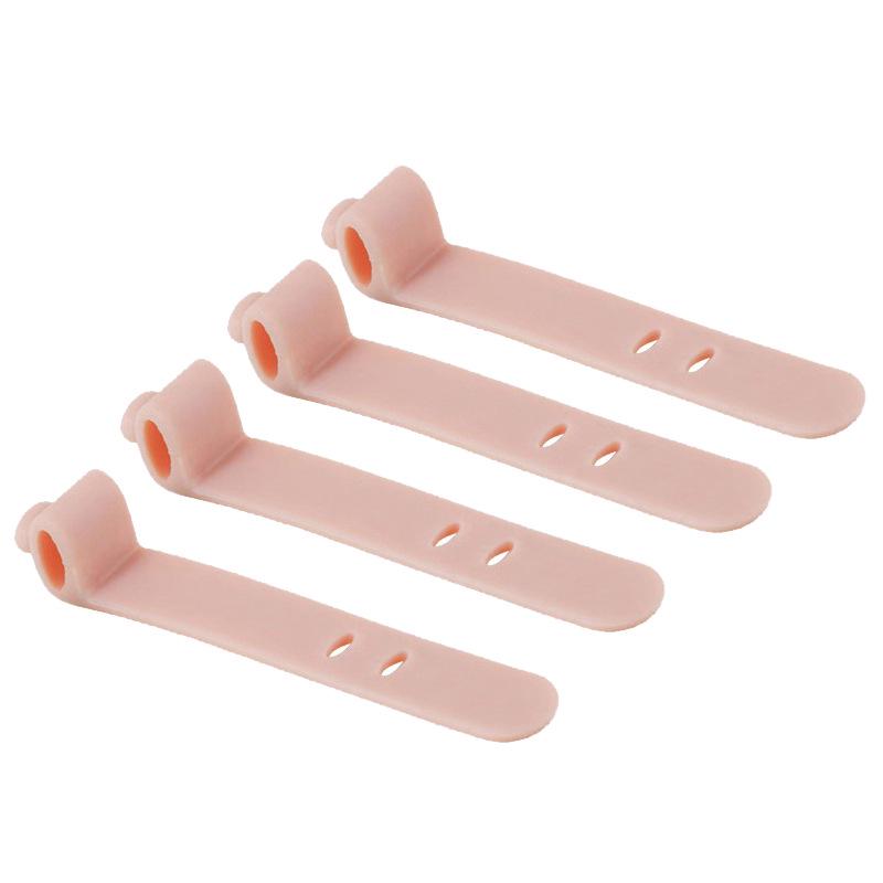 Silicone Anti-Lost Earphone Cable Organizer Straps
