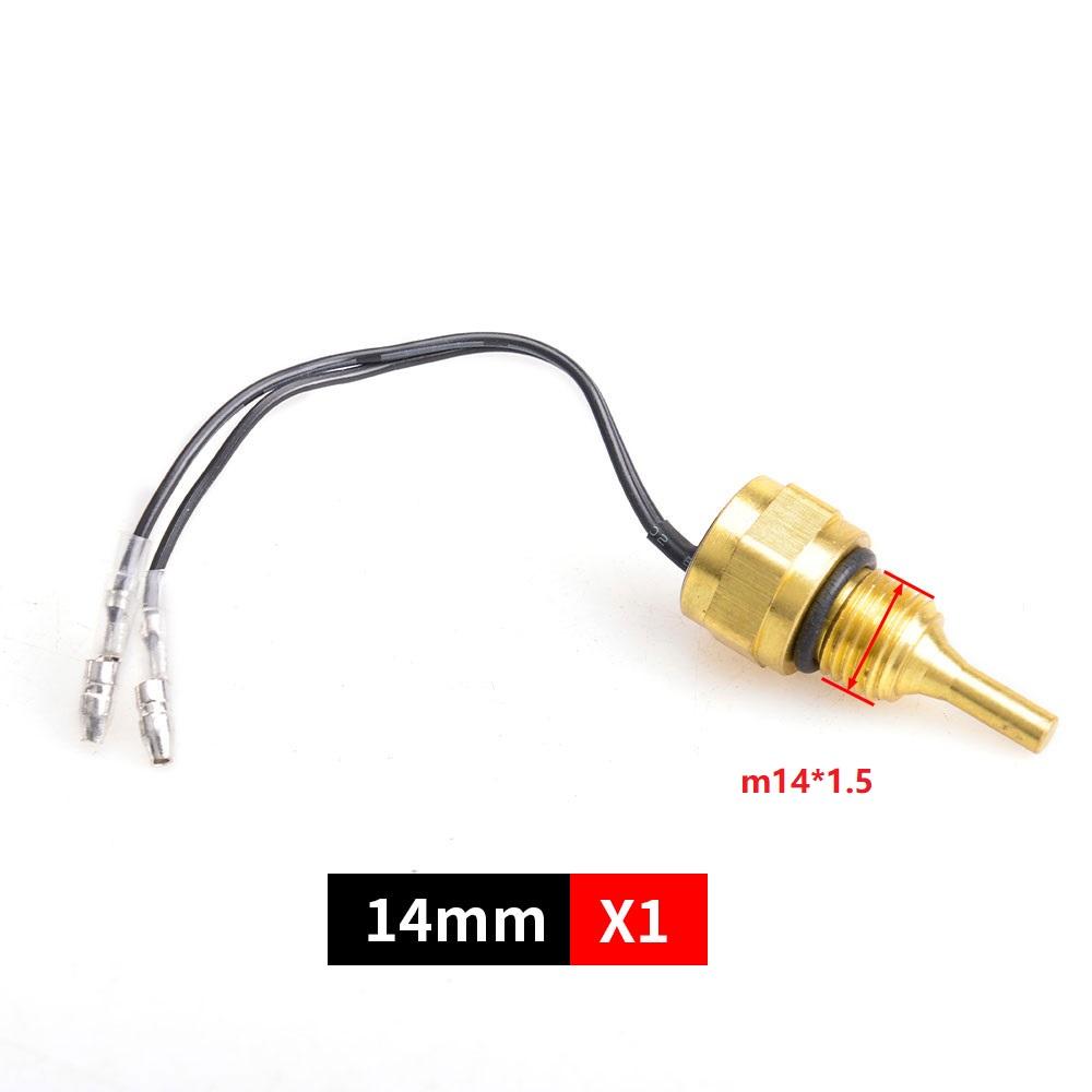 Universal Water Temperature Gauge Sensor 10MM 12Mm 14MM 16MM 17MM 21MM Head Plug 1/8 3/8 Thread Sensor