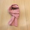 New solid color arctic velvet scarf women's autumn and winter Korean version college style simple cycling warm windproof scarf wholesale