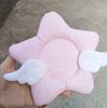 Korean Style Blue Pink Polka Dot Star Wings Cushioned Heat Resistant Cup Coaster Photo Prop