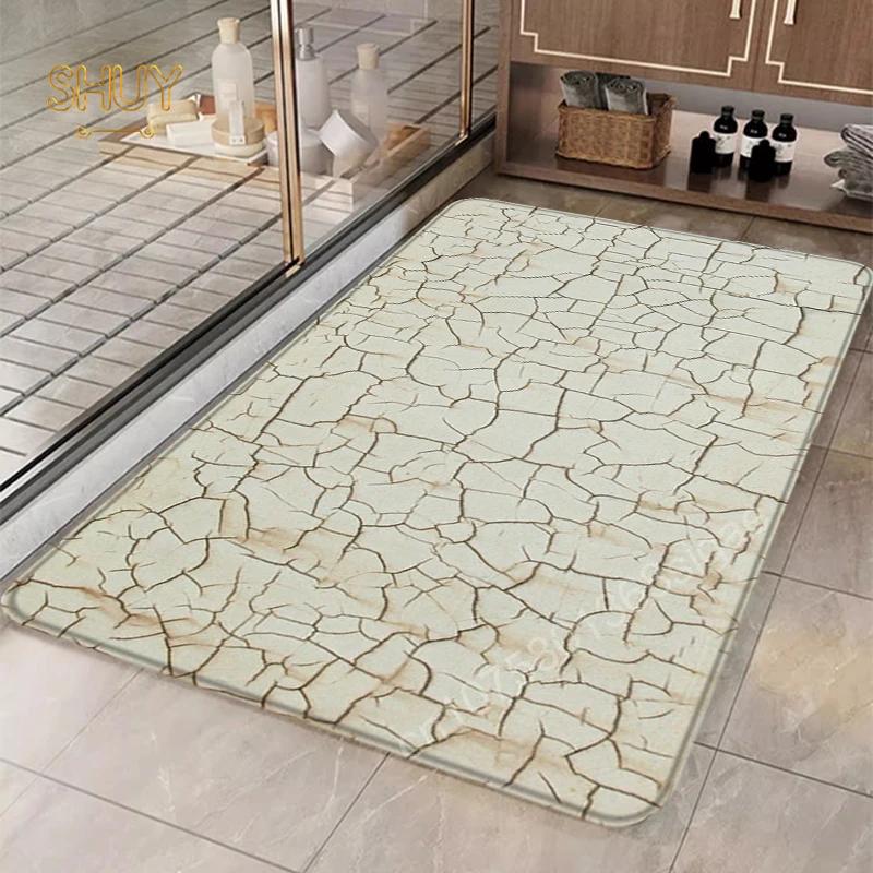 Covor de ușă cu model de granule de lemn Covor de baie intrare bucătărie canapea anti-alunecare Covorașe decorative pentru picioare Covor de târât pentru copii