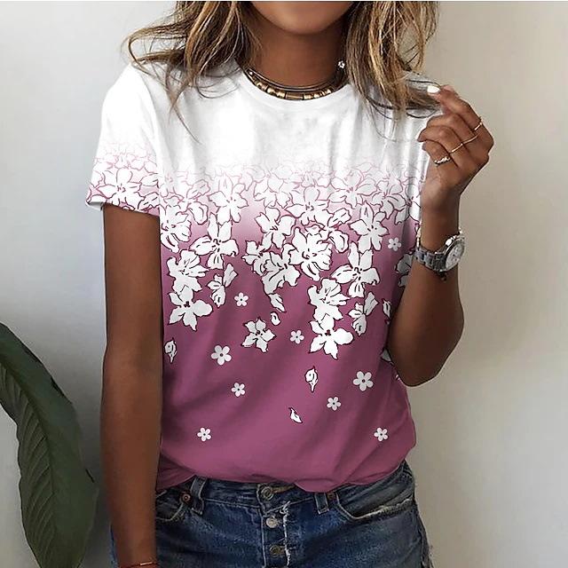 Casual American 3D Printed Short Sleeved T-shirt