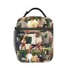 Insulated Lunch Boxes Debi Tirar Mas Fotos DTMF Bads Bunnys Music Tour Lunch Food Box Fashion Thermal Cooler Lunch Box For Work
