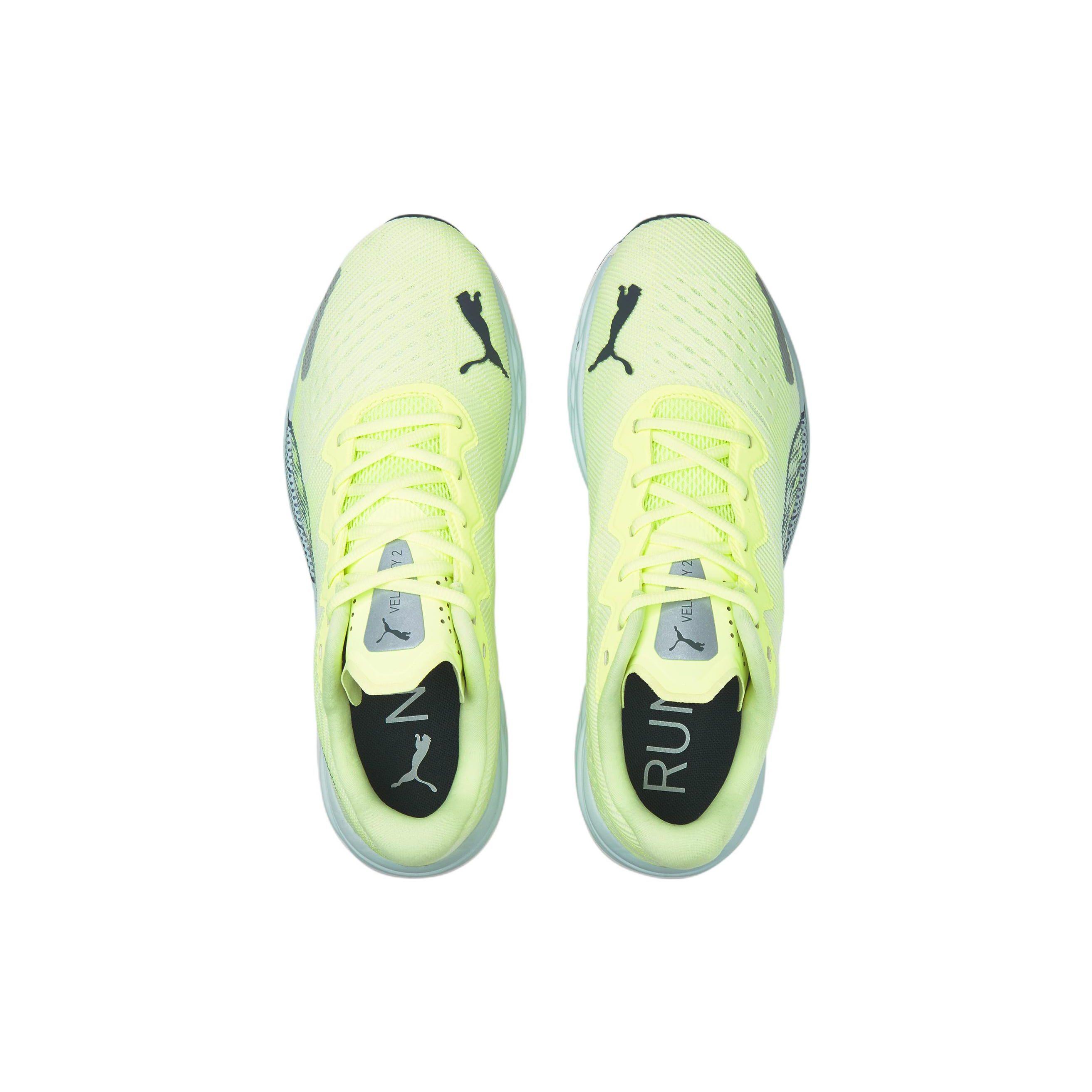 Мужские кроссовки Puma Velocity Nitro 2 Fizzy Light Green Nitro-Blue 195337-01 40.5 — фото 3
