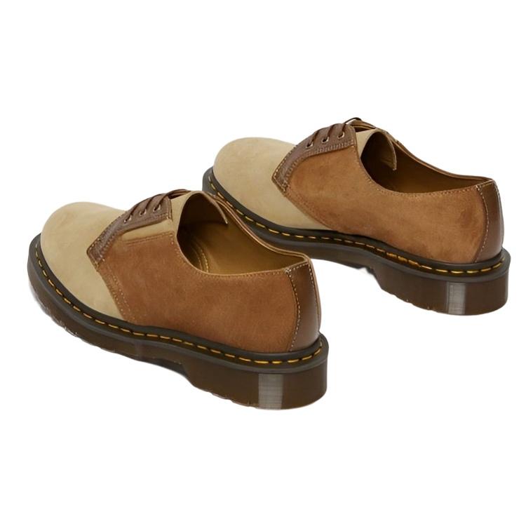 Dr. Martens 1461 Made in England Suede Oxford Leather Shoes 'Brown' Men's 27511795