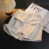 Jean Shorts Pants Women Summer Versatile Vintage Loose Large Size Casual Wide Leg Pants Shorts