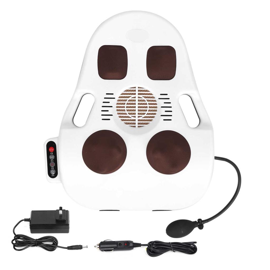 Body Massage Cushion Home Electric Kneading Heating Vibrating Massage Cushion 100‑240V