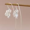 Authentic 925 Sterling Silver Earring Creative Retro Charm National Style Long Earrings Lady Jewelry Gift