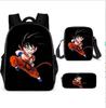 Primary And Secondary School Students Dragonball Schoolbag Three-Piece Cartoon Animation Backpack