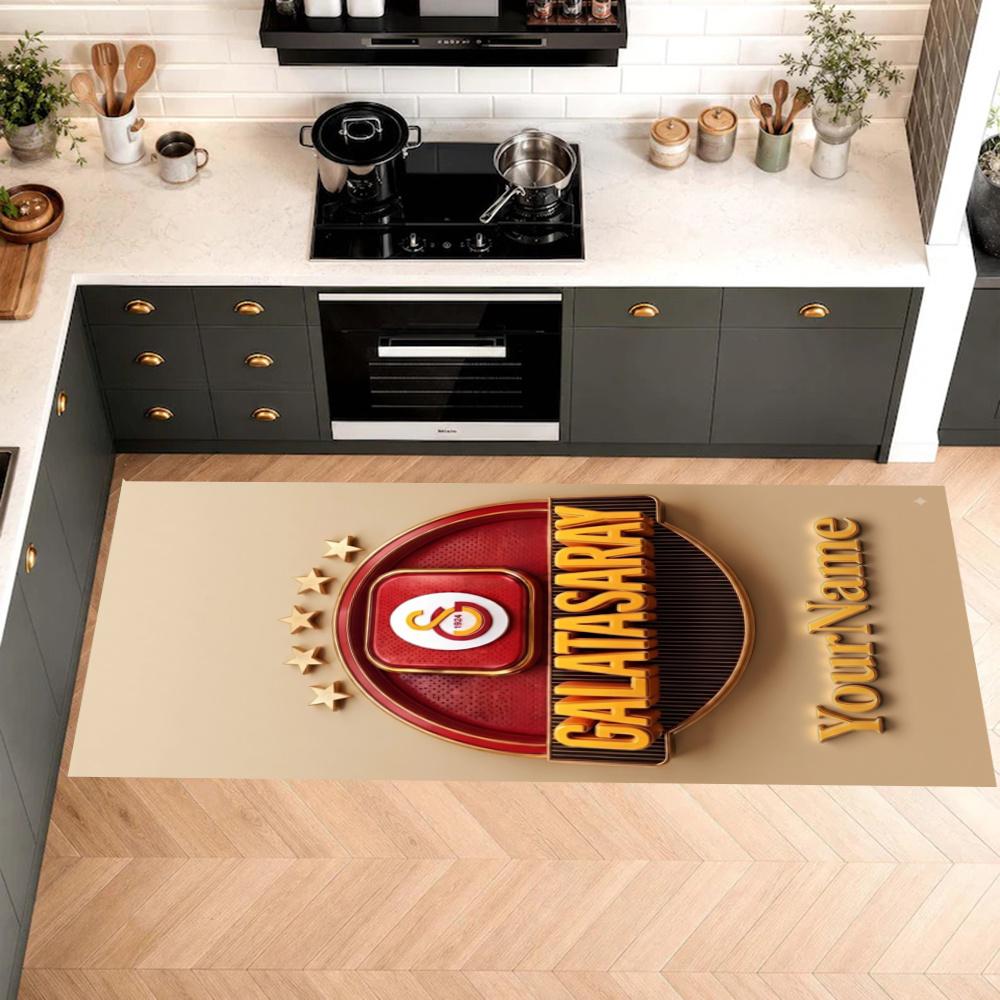 Galatasaray Customize Your Name Kitchen Rug Runner Rug Laundry Mat Hallway Entryway The Best Gift Choice