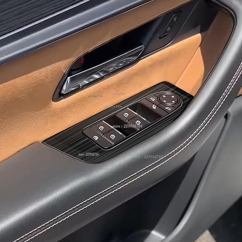 For Mazda CX-60 CX60 -2024 CX90 CX80 2024 2025 abs Gearbox Gear Shift Panel Trims Window Switch Lift Button Cover Trim