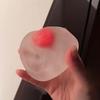 Klar jordbær klemmelegetøj Stressaflastning Gennemsigtig gelékugle Sensorisk legetøj Bærbar rejse Blød TPR stressbold Fidget legetøj