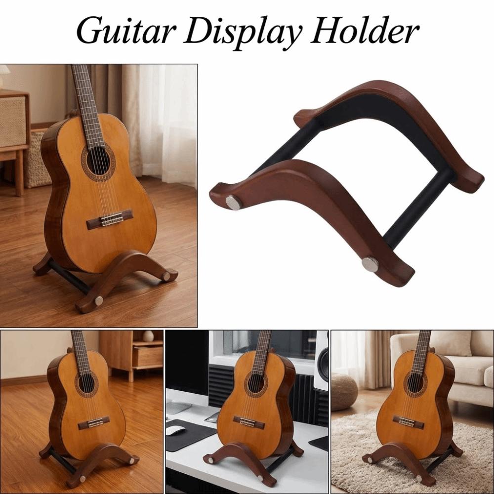 Stable Guitar Support Stand Wooden Ukuleles Bracket Electric Guitar Storage Rack  Electric Bass