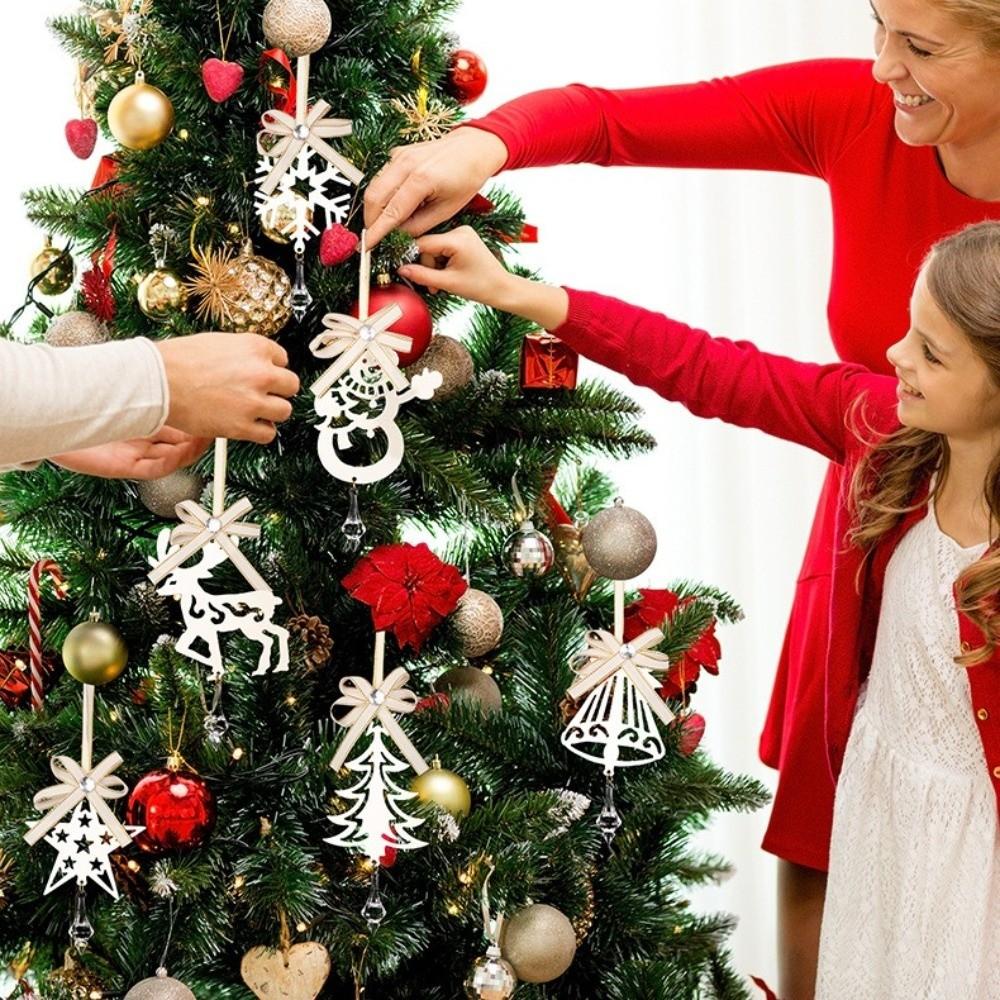 New Reindeer Christmas Decoration Snowman Snowflake Icicle Pendant Hanging Decor Festive Season