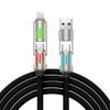 4-in-1 USB Charging Cable, 240W Maximum Fast Charging Cable, Seven-color Breathing Light Fast Charging Cable, Type-C Charging Cable