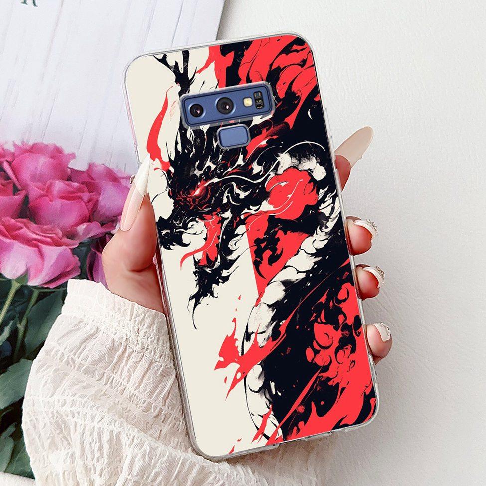 Clear For Samsung Note9 Case Cute Cat Fashion Luxury Painted Soft Cover Phone For Samsung Galaxy Note 9 Case SM-N9600 SM-N960F