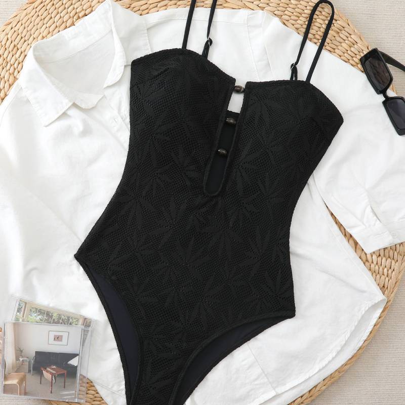 Bohemian Summer Swimsuit With Polyester Fabric For Water Sports And Beachwear