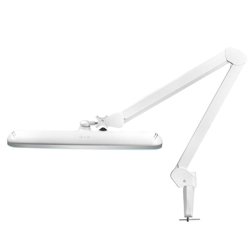 Lampada da Officina LED Elegante 801-L Con Morsetto Reg. Intensità Luce Bianca