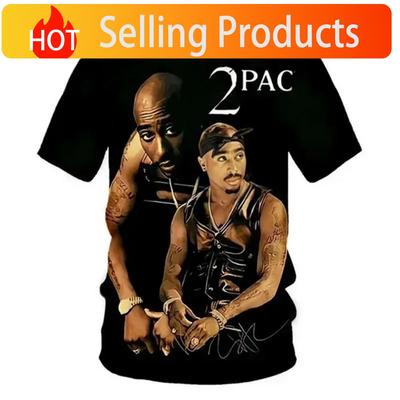 New TShirt Harajuku Unisex TShirt Fashion 2pac Graphic T Shirts Hip Hop Unisexs TShirts Summer Tops TShirts Unisex Designer Clothes