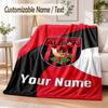 Custom Text Flannel Blanket West Bromwich Albion FC Print Warm Cozy Blanket Home Sofa Bedding